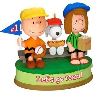 Christmas The Peanuts Gang, Batter Up! Musical Ornament, Gifts for Peanuts Fans